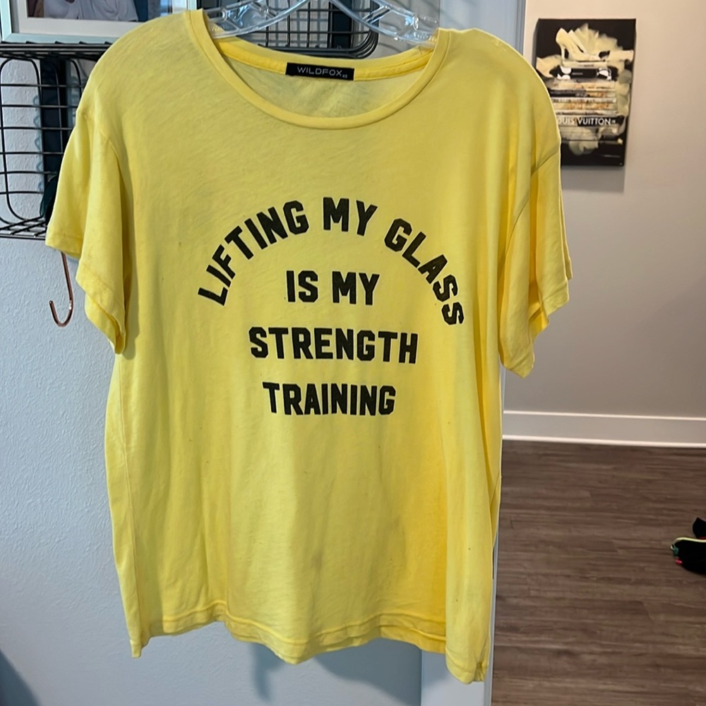 Wild Fox tee. Size XS (runs large) orig $88.